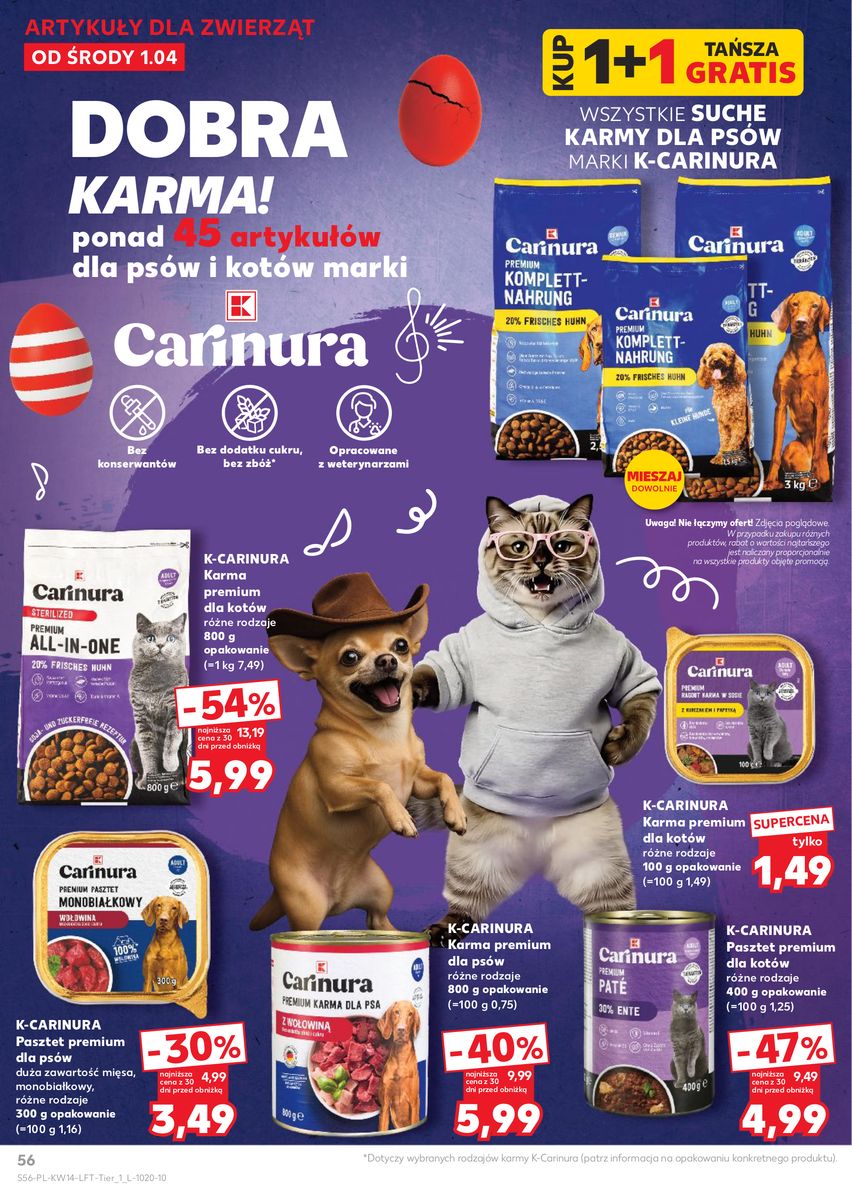 Kaufland gazetka promocyjna 01.04-08.04.2026 — strona 56 z 66