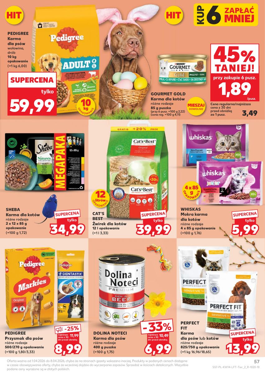Kaufland gazetka promocyjna 01.04-08.04.2026 — strona 57 z 66