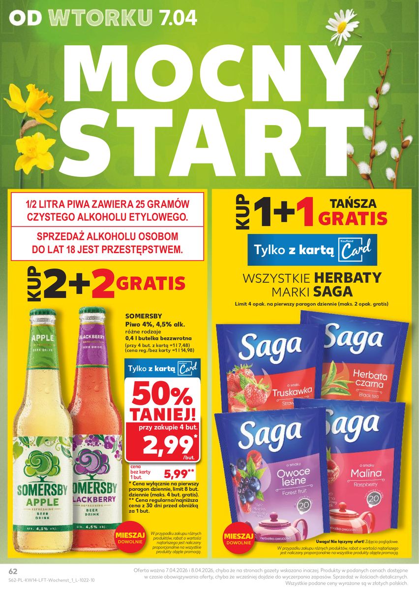 Kaufland gazetka promocyjna 01.04-08.04.2026 — strona 62 z 66