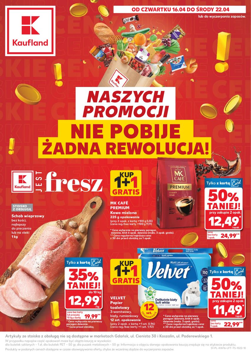 Kaufland gazetka promocyjna 16.04-22.04.2026 — strona 1 z 64