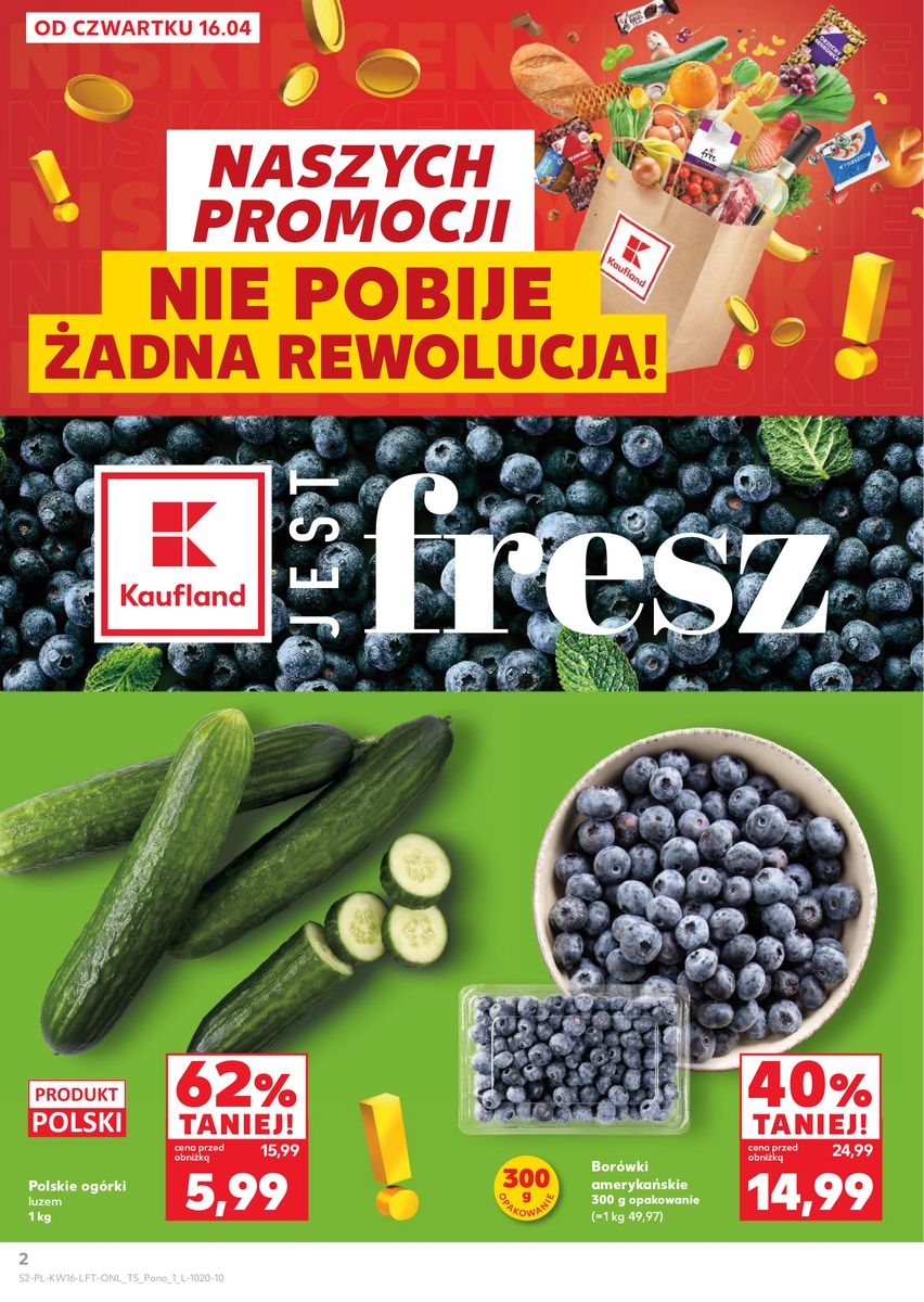 Kaufland gazetka promocyjna 16.04-22.04.2026 — strona 2 z 64
