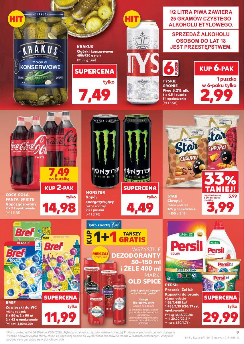 Kaufland gazetka promocyjna 16.04-22.04.2026 — strona 9 z 64