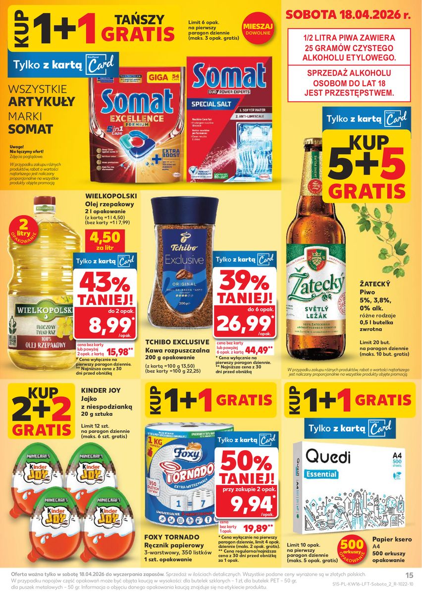 Kaufland gazetka promocyjna 16.04-22.04.2026 — strona 15 z 64