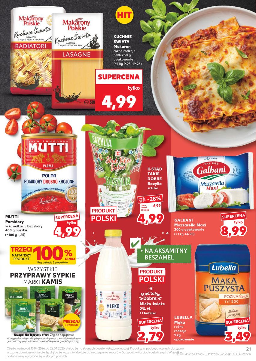 Kaufland gazetka promocyjna 16.04-22.04.2026 — strona 21 z 64