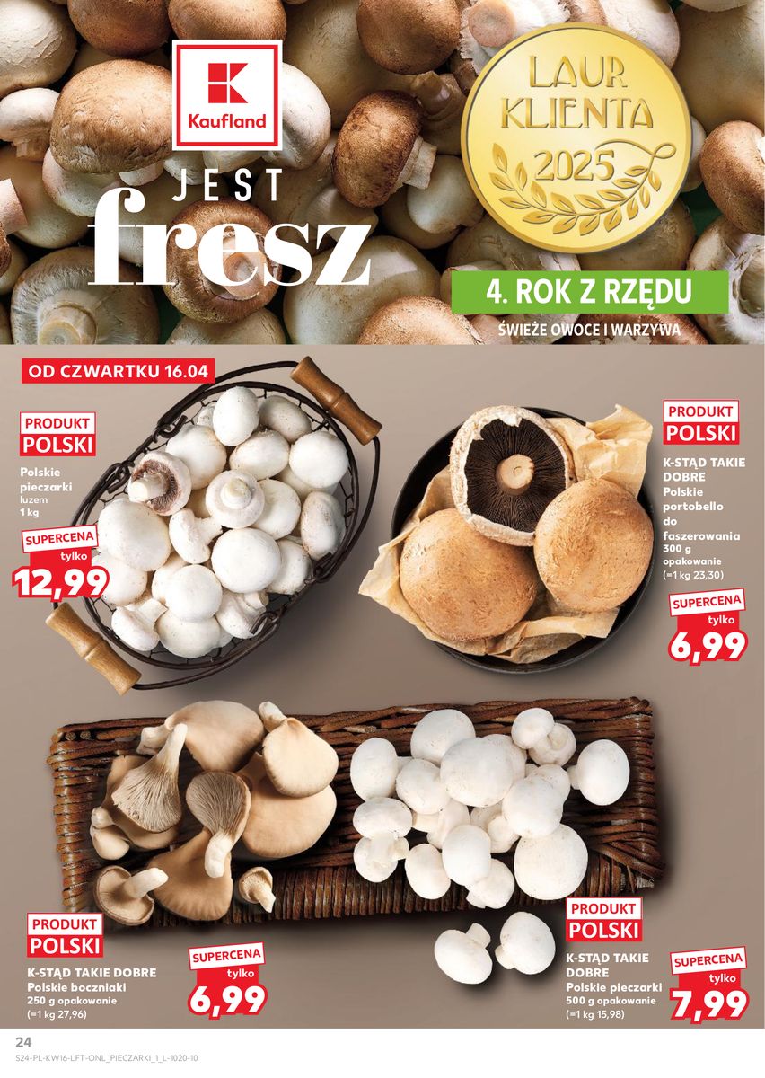 Kaufland gazetka promocyjna 16.04-22.04.2026 — strona 24 z 64