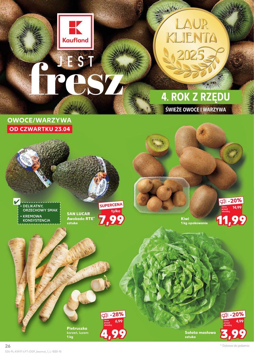 Kaufland gazetka promocyjna 23.04-28.04.2026 — strona 26 z 72