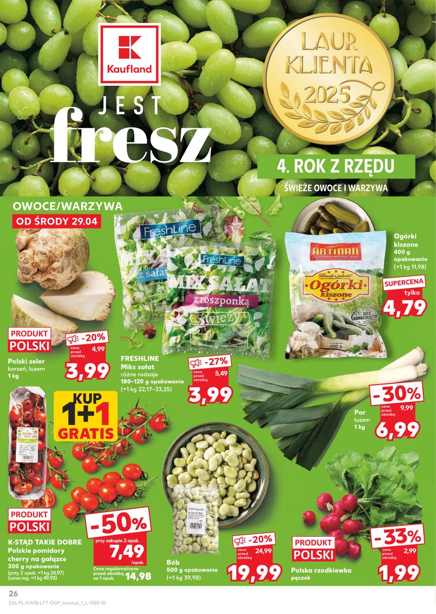 Kaufland gazetka promocyjna 29.04-06.05.2026 — strona 26 z 70