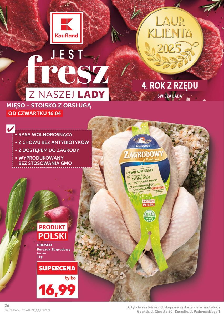 Kaufland gazetka promocyjna 16.04-22.04.2026 — strona 26 z 64