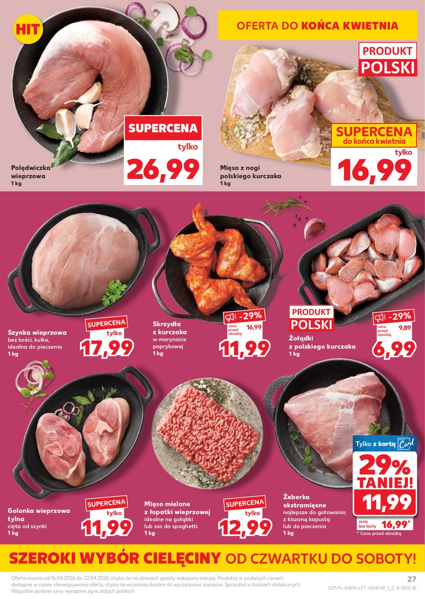 Kaufland gazetka promocyjna 16.04-22.04.2026 — strona 27 z 64