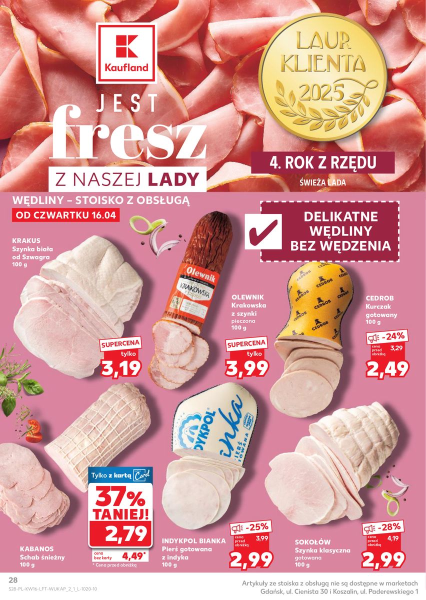 Kaufland gazetka promocyjna 16.04-22.04.2026 — strona 28 z 64