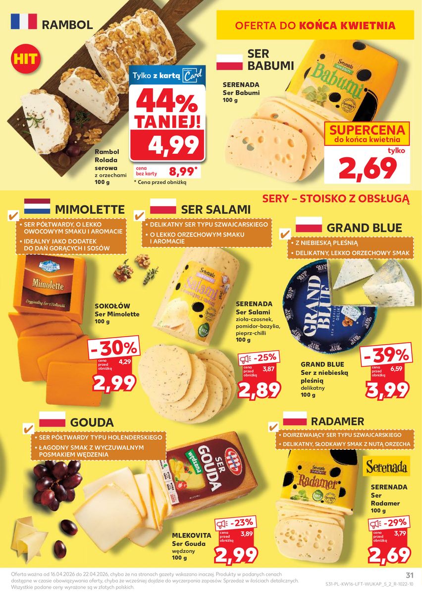Kaufland gazetka promocyjna 16.04-22.04.2026 — strona 31 z 64