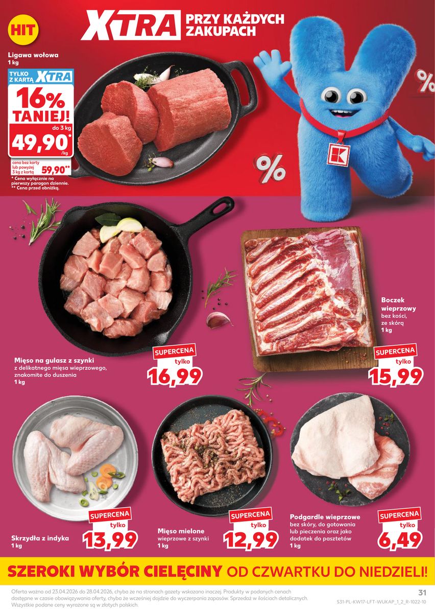 Kaufland gazetka promocyjna 23.04-28.04.2026 — strona 31 z 72