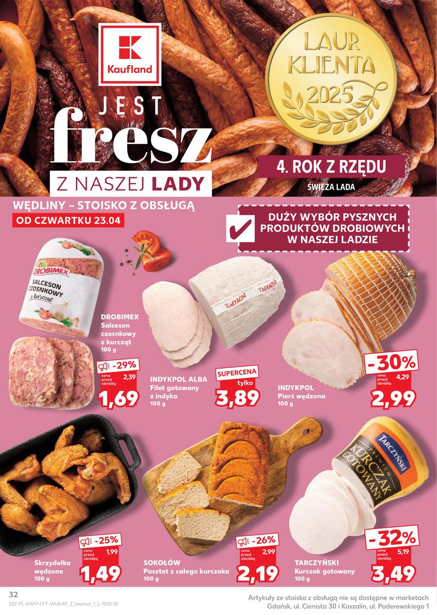Kaufland gazetka promocyjna 23.04-28.04.2026 — strona 32 z 72