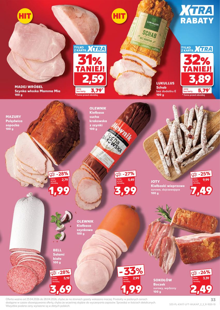 Kaufland gazetka promocyjna 23.04-28.04.2026 — strona 33 z 72