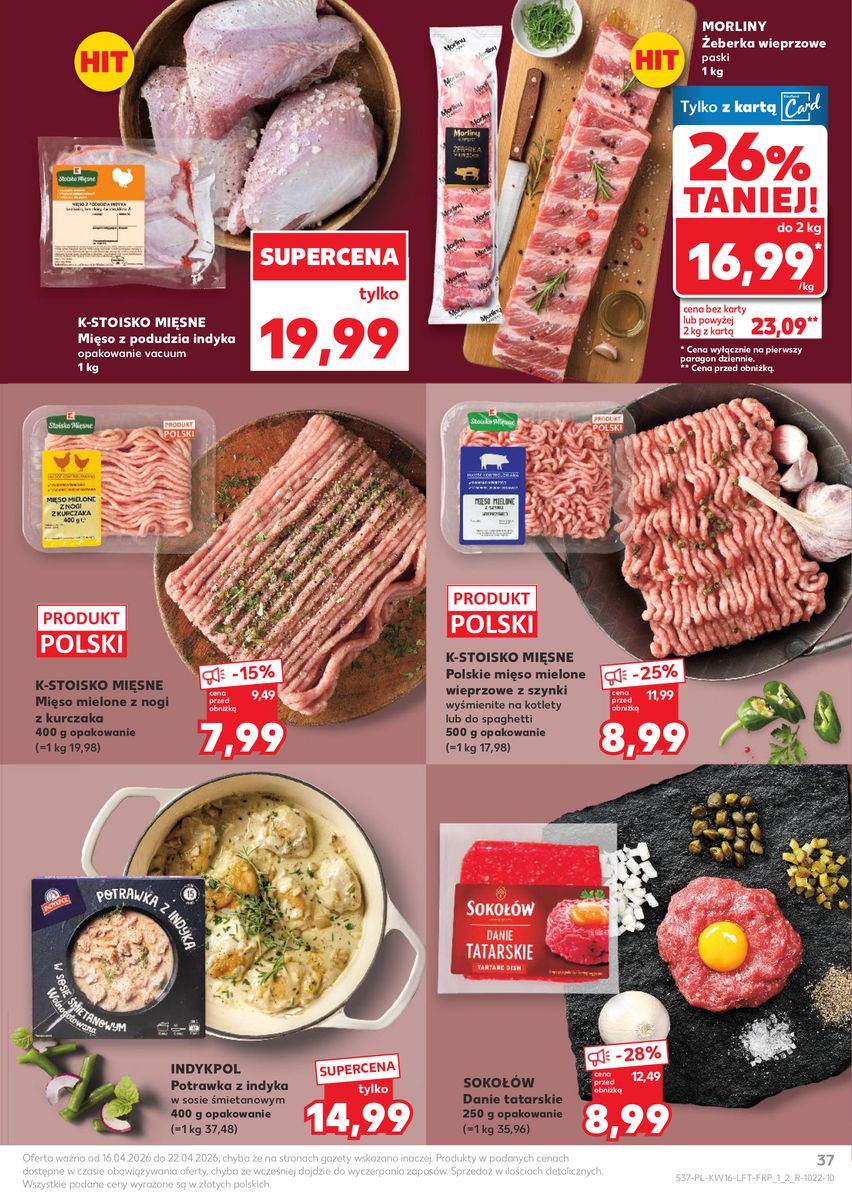 Kaufland gazetka promocyjna 16.04-22.04.2026 — strona 37 z 64