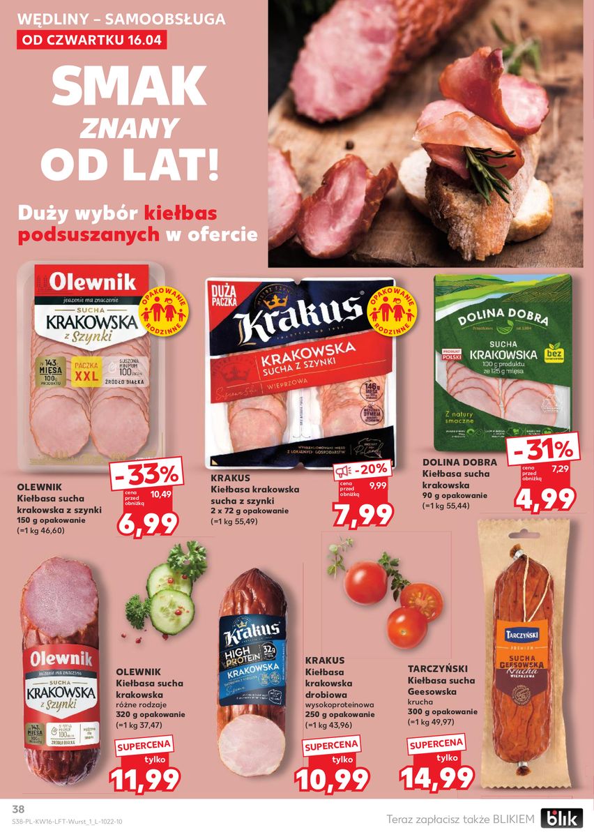 Kaufland gazetka promocyjna 16.04-22.04.2026 — strona 38 z 64