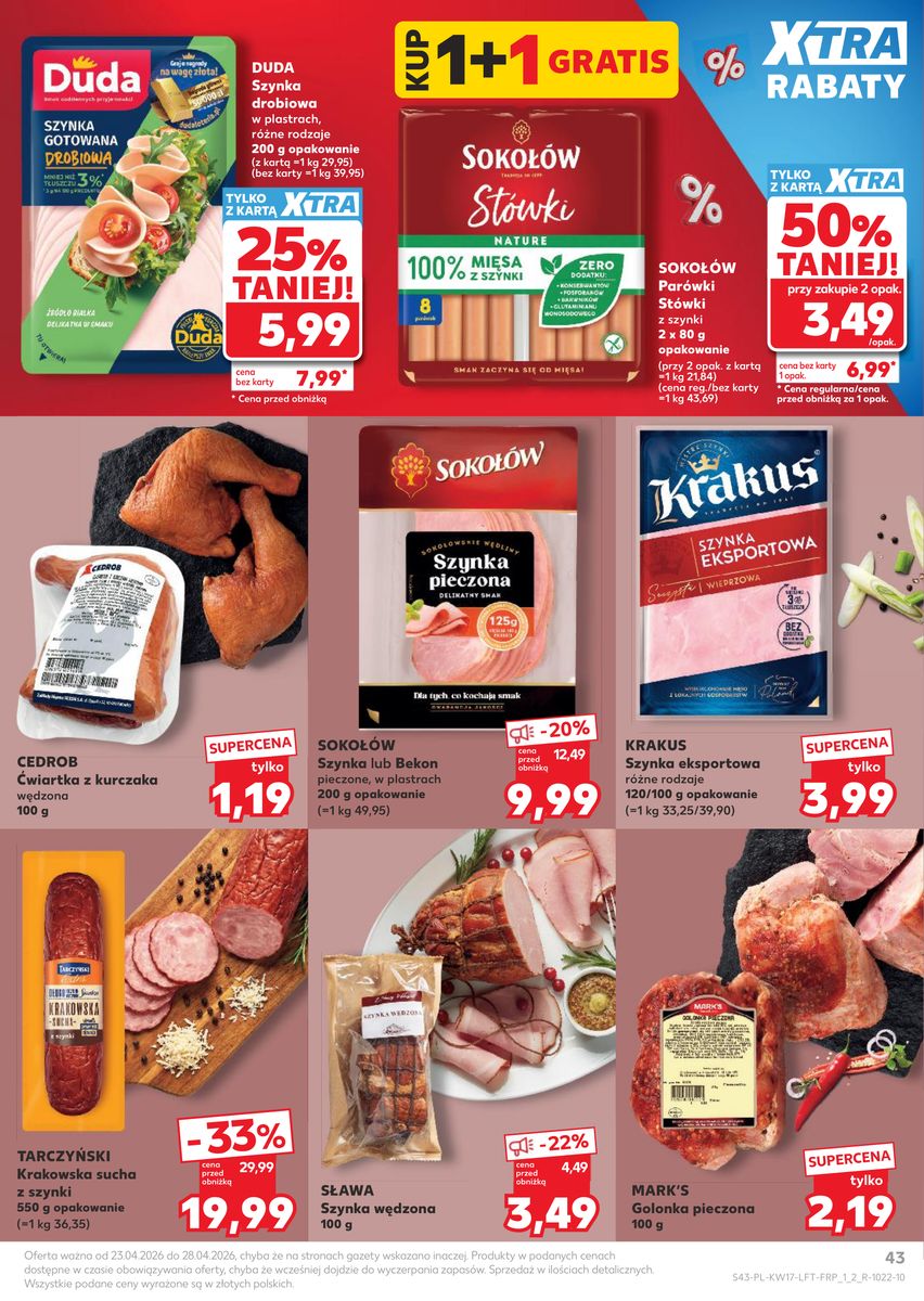 Kaufland gazetka promocyjna 23.04-28.04.2026 — strona 43 z 72