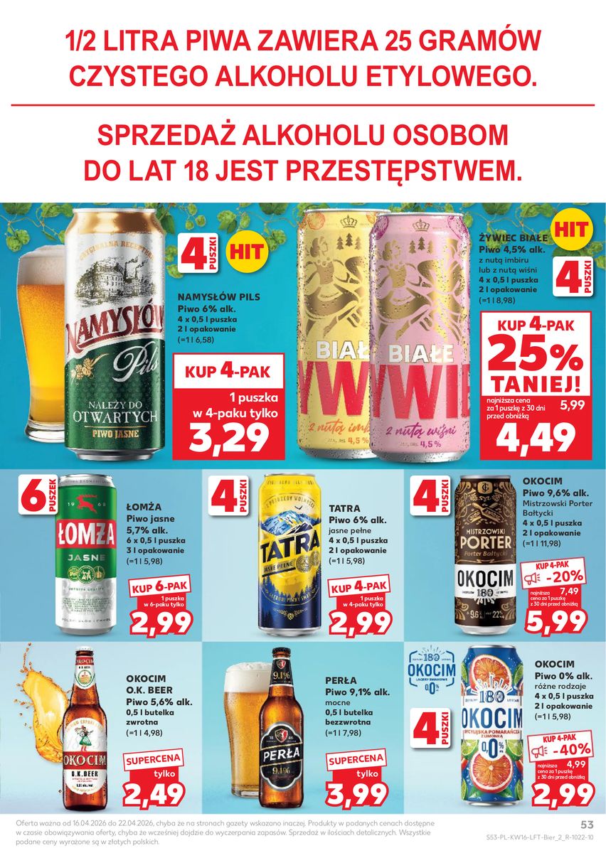 Kaufland gazetka promocyjna 16.04-22.04.2026 — strona 53 z 64