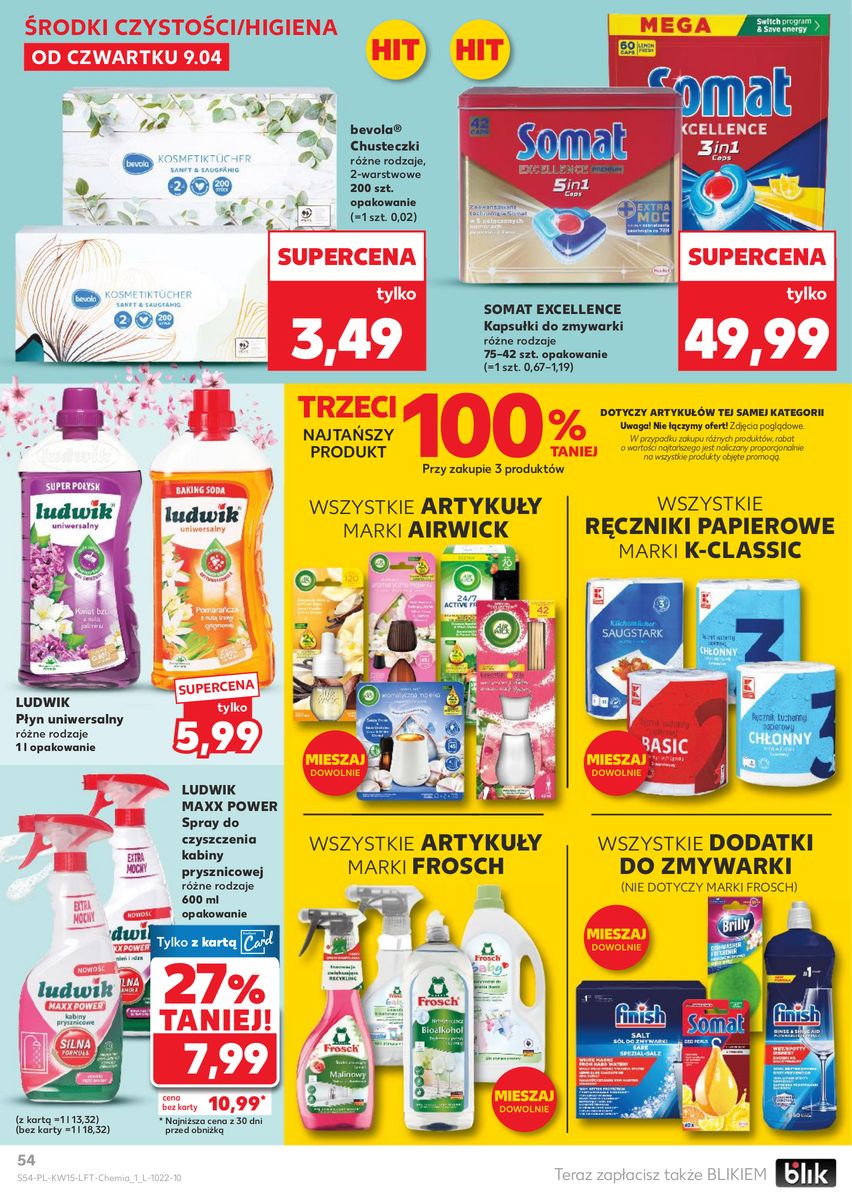 chusteczki higieniczne różne rodzaje