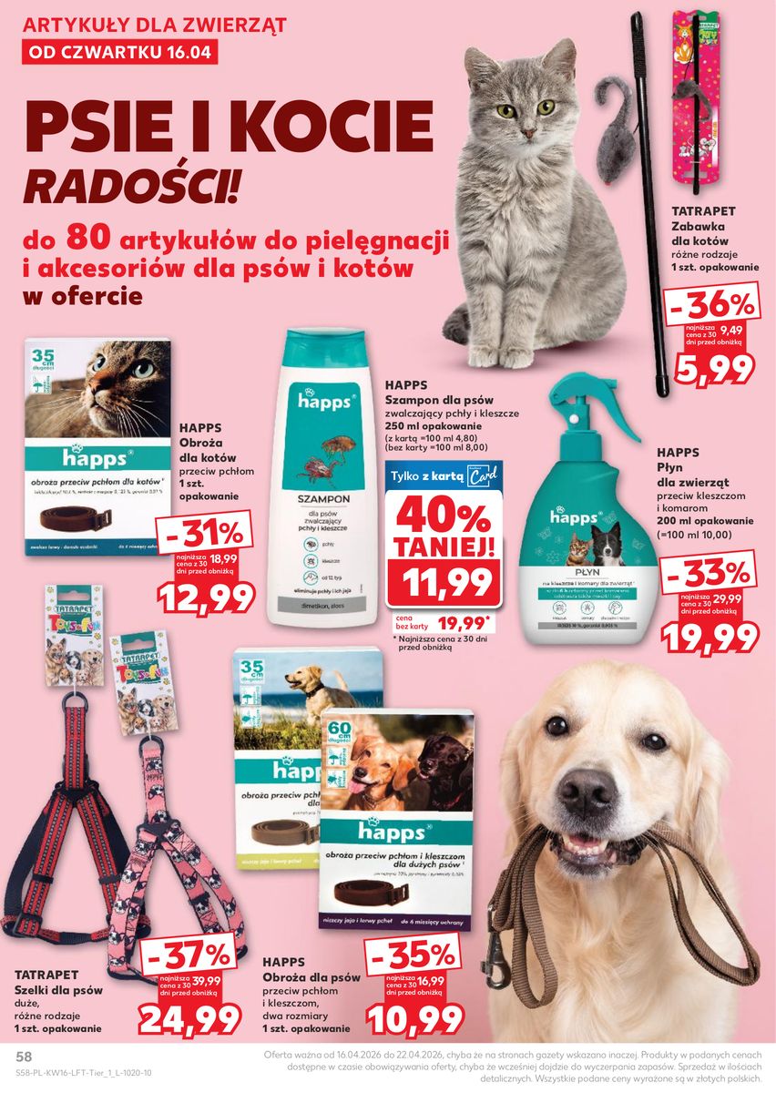 Kaufland gazetka promocyjna 16.04-22.04.2026 — strona 58 z 64