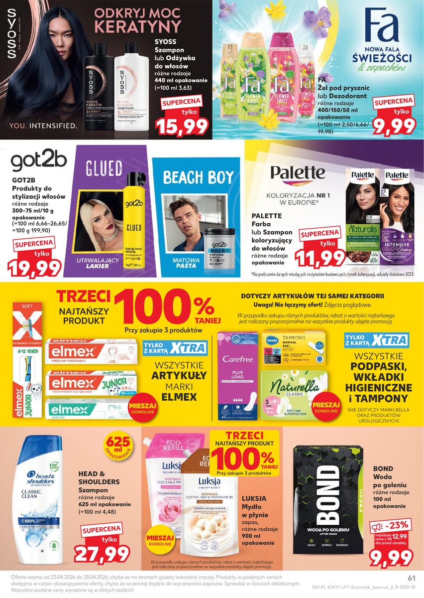 Kaufland gazetka promocyjna 23.04-28.04.2026 — strona 61 z 72