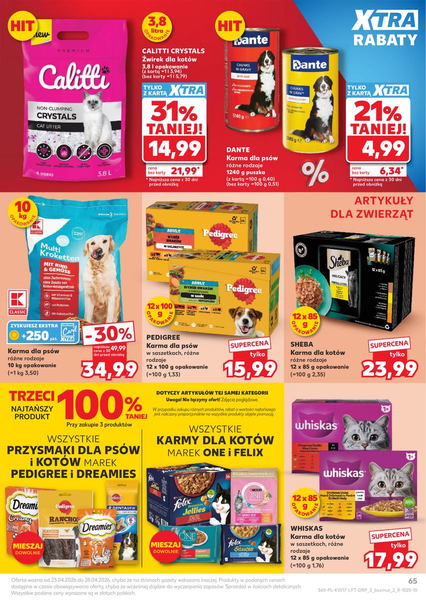 Kaufland gazetka promocyjna 23.04-28.04.2026 — strona 65 z 72