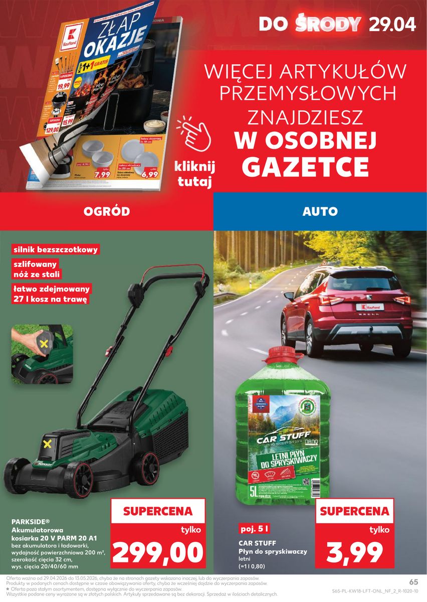 Kaufland gazetka promocyjna 29.04-06.05.2026 — strona 65 z 70