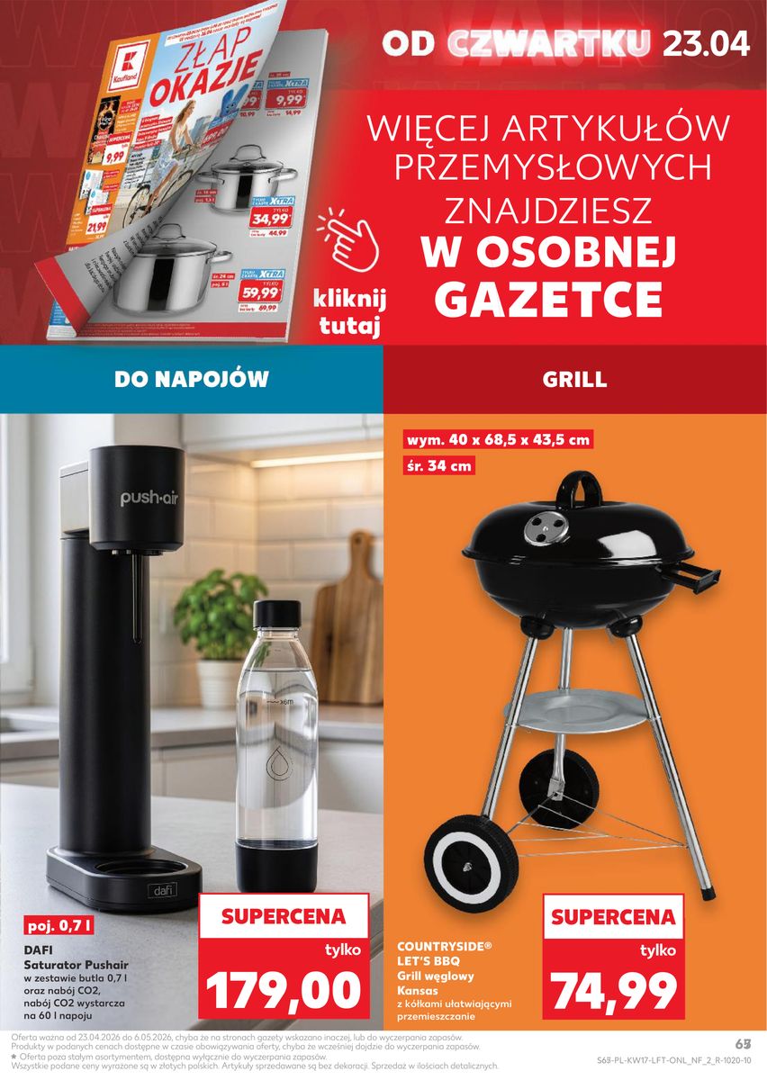 Kaufland gazetka promocyjna 23.04-28.04.2026 — strona 67 z 72