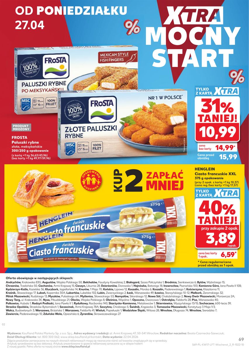 Kaufland gazetka promocyjna 23.04-28.04.2026 — strona 69 z 72