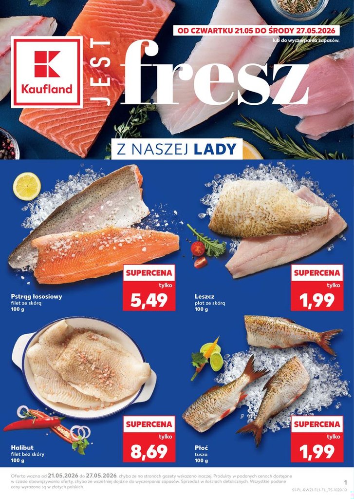 Kaufland gazetka promocyjna 21.05-27.05.2026 — strona 1 z 2