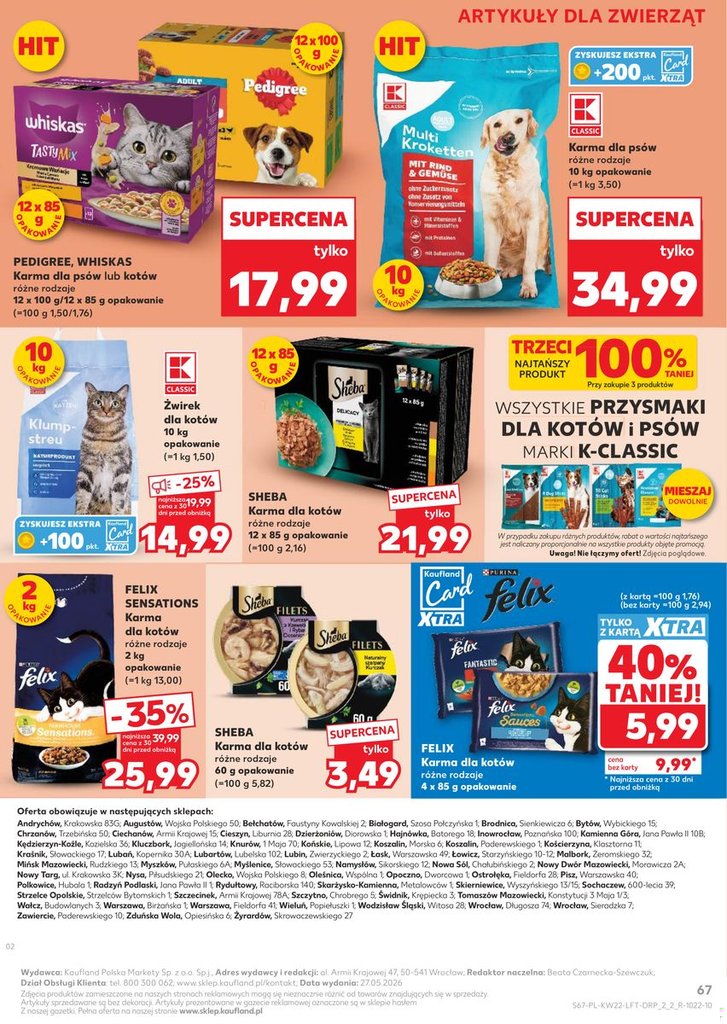 Kaufland gazetka promocyjna 28.05-02.06.2026 — strona 67 z 72