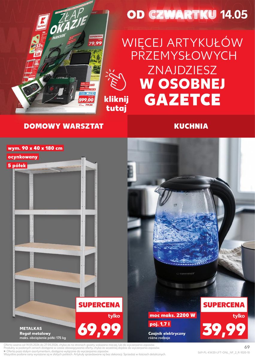 Kaufland gazetka promocyjna 14.05-20.05.2026 — strona 69 z 72