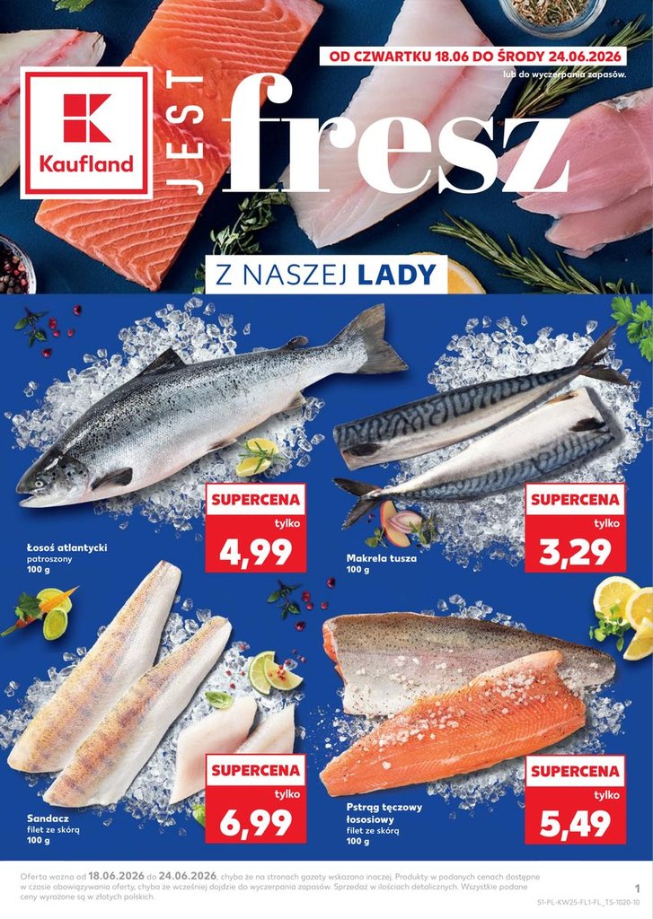 Kaufland gazetka promocyjna 18.06-24.06.2026 — strona 1 z 2
