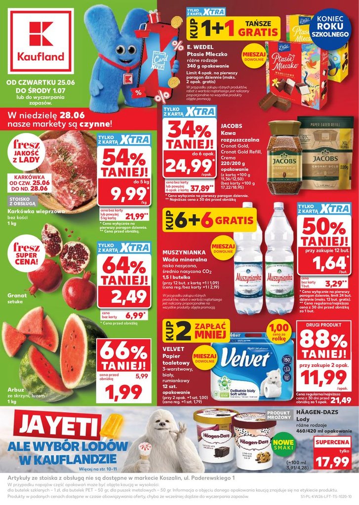 Kaufland gazetka promocyjna 25.06-01.07.2026 — strona 1 z 66
