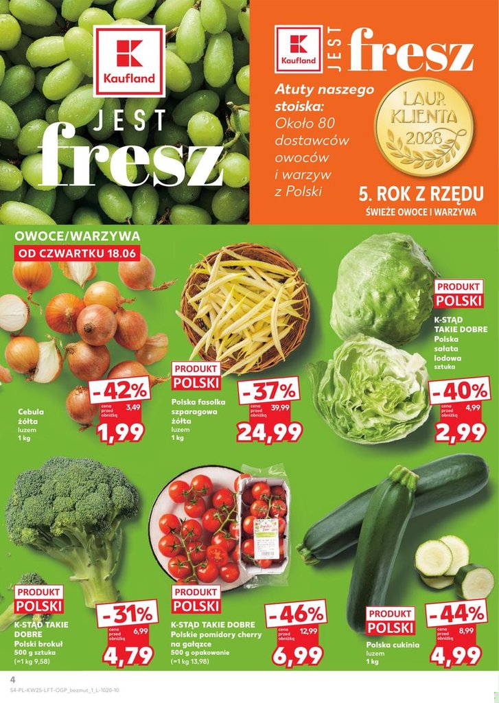 Kaufland gazetka promocyjna 18.06-24.06.2026 — strona 4 z 72