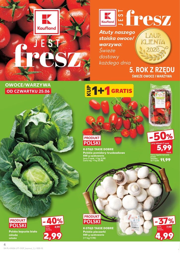 Kaufland gazetka promocyjna 25.06-01.07.2026 — strona 4 z 66