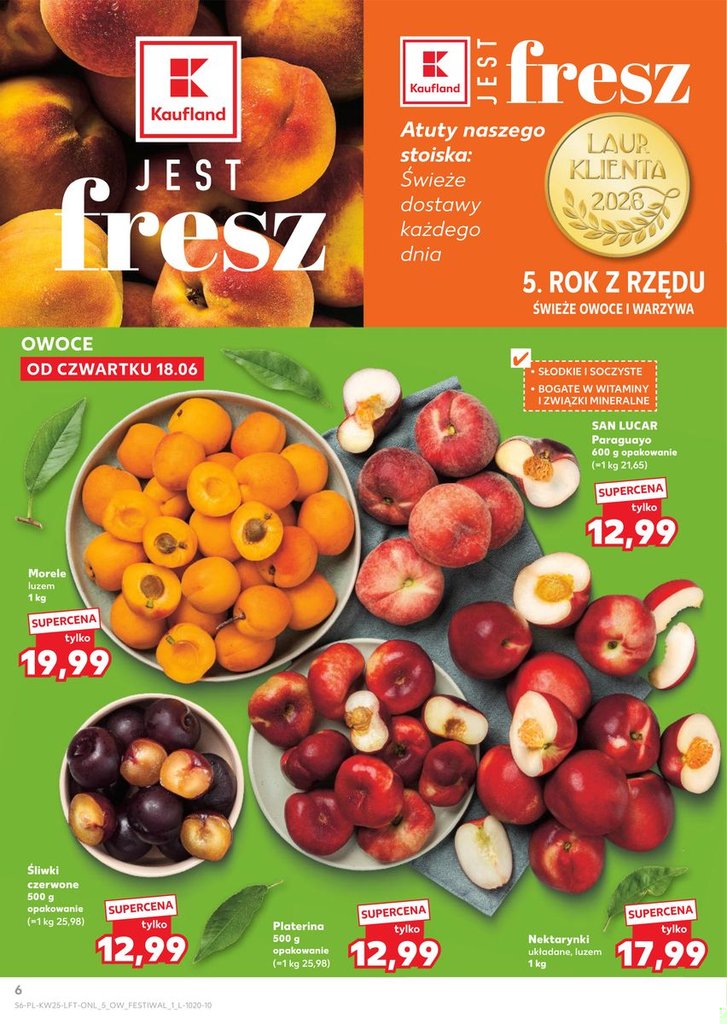 Kaufland gazetka promocyjna 18.06-24.06.2026 — strona 6 z 72