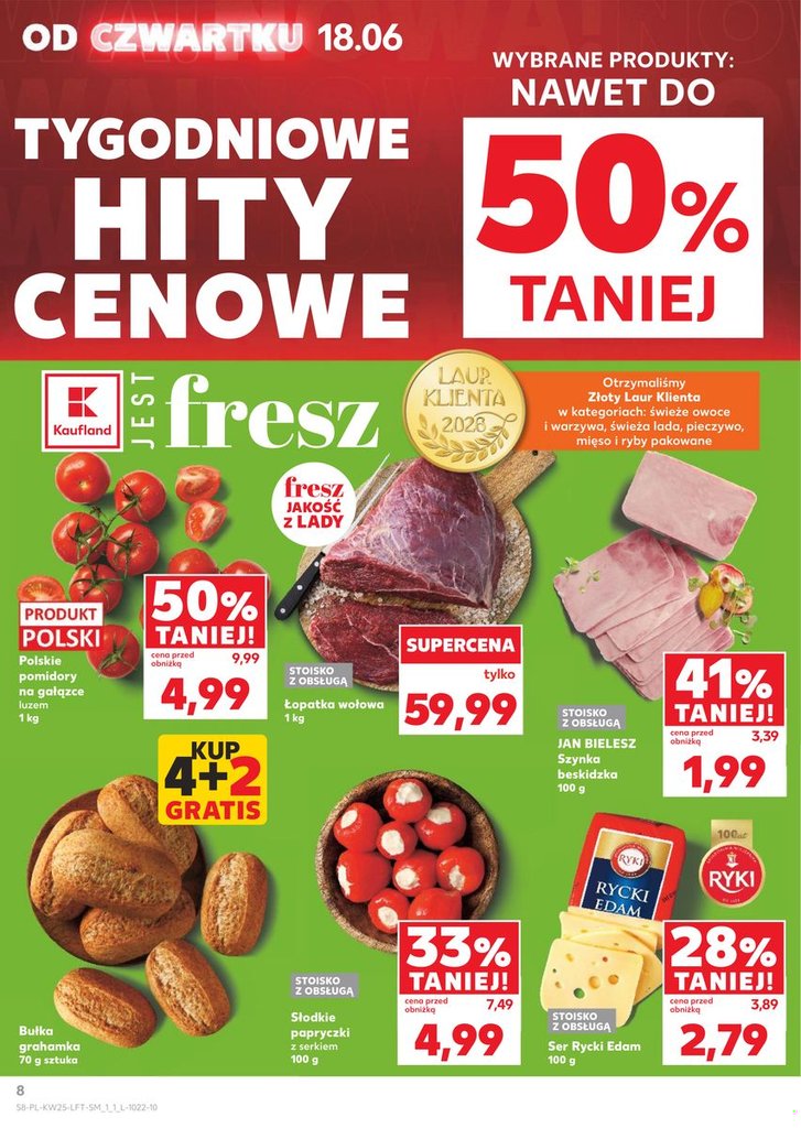 Kaufland gazetka promocyjna 18.06-24.06.2026 — strona 8 z 72