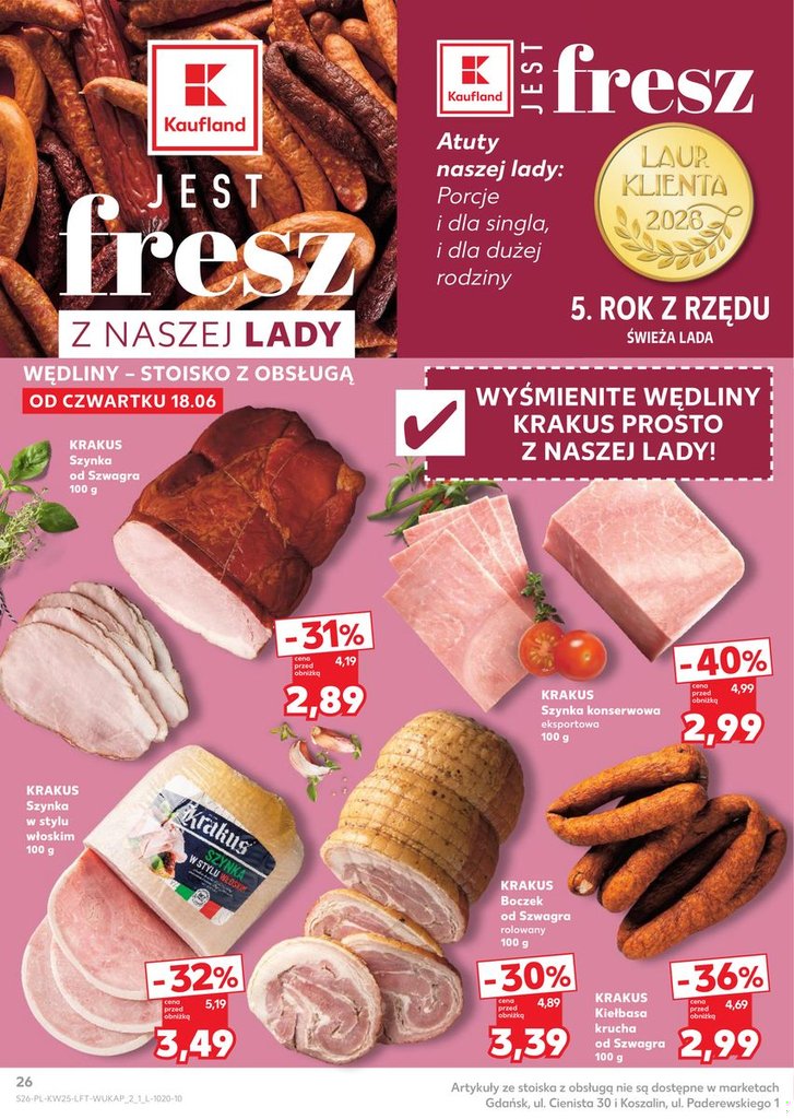 Kaufland gazetka promocyjna 18.06-24.06.2026 — strona 26 z 72