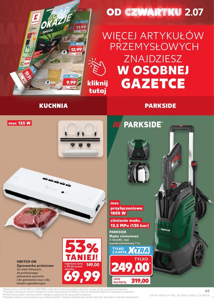 Kaufland gazetka promocyjna 02.07-08.07.2026 — strona 69 z 74