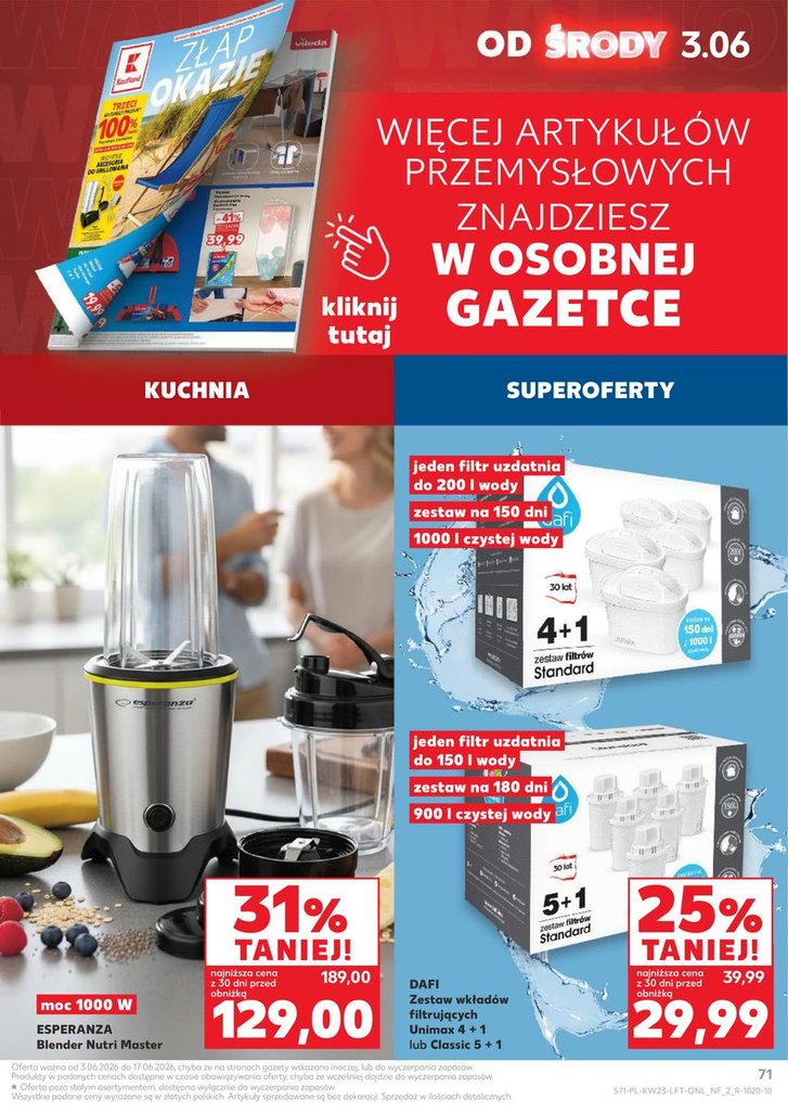 Kaufland gazetka promocyjna 03.06-10.06.2026 — strona 71 z 76