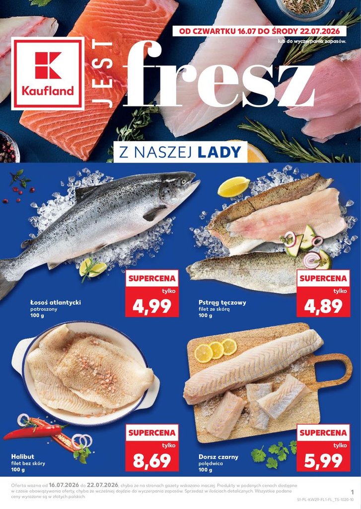 Kaufland gazetka promocyjna 16.07-22.07.2026 — strona 1 z 2