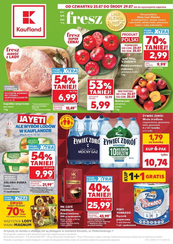Kaufland gazetka promocyjna 23.07-29.07.2026 — strona 1 z 70