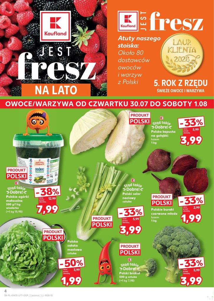 Kaufland gazetka promocyjna 30.07-05.08.2026 — strona 4 z 70