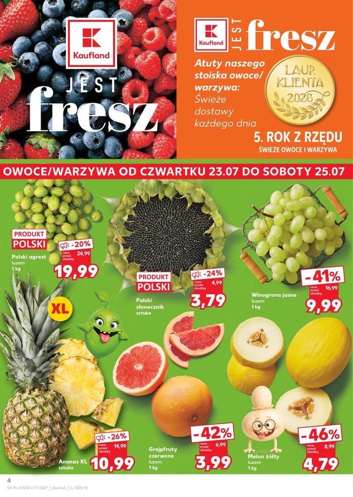 Kaufland gazetka promocyjna 23.07-29.07.2026 — strona 4 z 70