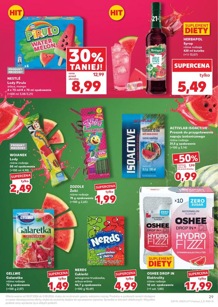 proszek do przygotowania napoju izotonicznego