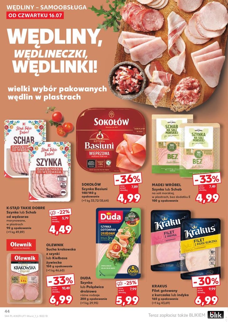 Kaufland gazetka promocyjna 16.07-22.07.2026 — strona 44 z 72