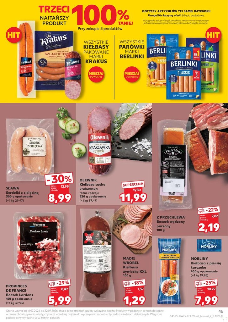 Kaufland gazetka promocyjna 16.07-22.07.2026 — strona 45 z 72