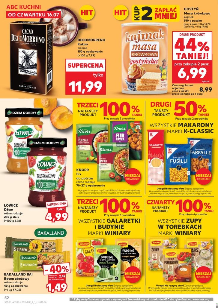 Kaufland gazetka promocyjna 16.07-22.07.2026 — strona 52 z 72