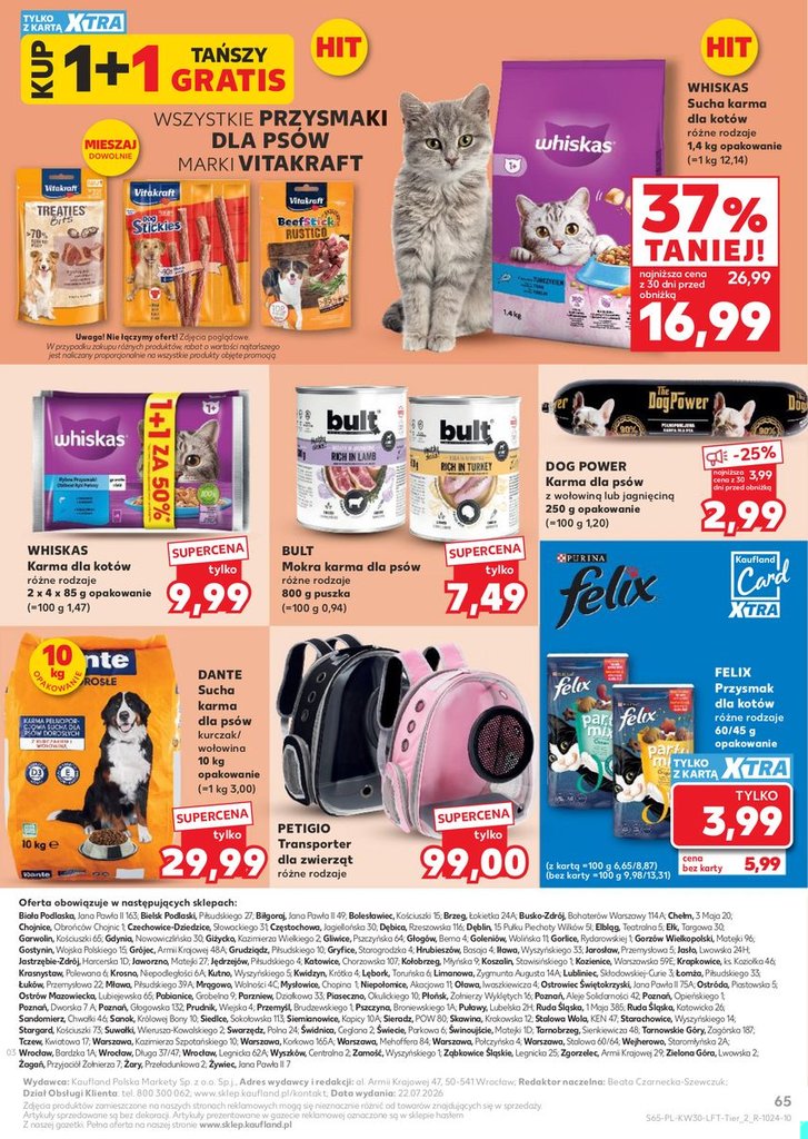 Kaufland gazetka promocyjna 23.07-29.07.2026 — strona 65 z 70